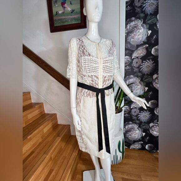 Anthropologie x Byron Lars Carissima Sheath Dress/size 16 - Picture 9 of 11